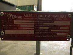 Year 2021 Aussie Custom Trailers 6x4 Flat top Trailer with Jockey Wheel 600KG AG Mass - 4