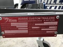 Year 2021 Aussie Custom Trailers 6x4 Flat top Trailer with Jockey Wheel 600KG AG Mass - 2
