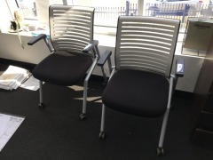 3 x Office Chairs, Mesh Backs PAGO
2 x Reception Chairs - 4