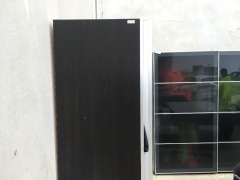 2 x 2 Door Sliding Cabinet with Glass Fronts, 2000 x 680 x 2020mm H - 3