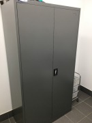 2 Door Metal Cabinet, Stratco, 1000 x 500 x 1850mm H