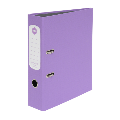 Pallet of Stationery - 48 cartons of MARBIG LEVER ARCH FILE A4 PE HI-LITES PURPLE - Units per Carton: 6