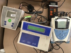 Various Laboratory Equipment comprising Lab Chem Temperature Meter, Orion Star plus Meter, Mettler Toledo Seven Easy PH Meter, Hanna Connectivity Meter - 3