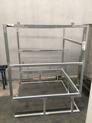 Galvanised Bulk Bag Frame, 1350 x 1330 x 1700mm H