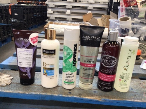 VARIOUS SHAMPOO AND CONDITIONER PRODUCTS (SEE PHOTO)