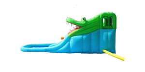 Happy Hop Crickey Crocodile Wet & Dry Water Slide - 2