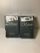 2 x Calvin Klein CK Free for Men 50ml Eau de Toilette Spray - 2