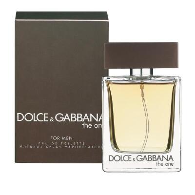 1x Dolce & Gabbana The One For Men Eau de Toilette 50ml Spray and 1x Dolce & Gabbana The One For Men Eau de Toilette 30ml