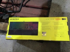 Corsair K60 RGB PRO SE Mechanical Gaming Keyboard - Cherry Viola - Retailer's Point of Sale Price is $189 - 2