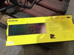 Corsair K60 RGB PRO Mechanical Gaming Keyboard - Cherry Viola - Retailer's Point of Sale Price is $169 - 2