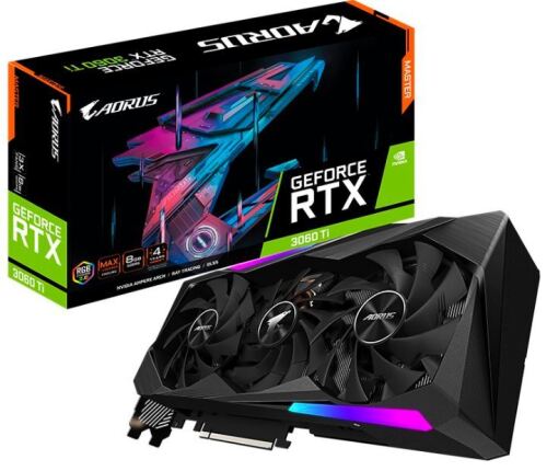 Gigabyte AORUS GeForce RTX 3060 Ti Master 8GB Video Card - Retailers Point of Sale Price is $ 1039
