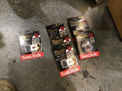 Sandisk extreme pro SDXC, microSDHC card various sizes (32GB,64GB,128gb)