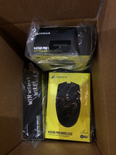 4x Corsair KATAR PRO Wireless Gaming Mouse
