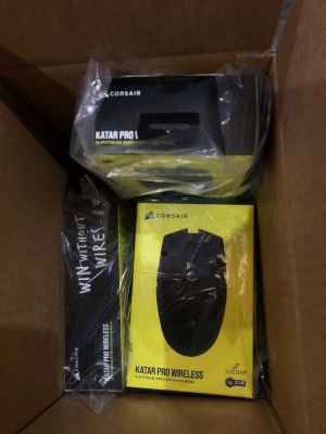 4x Corsair KATAR PRO Wireless Gaming Mouse