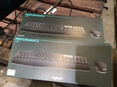 LOGITECH MK850 PERFORMANCE KEYBOARD AND MOUSE X 2