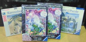 Bundle of 4 x Ravensburger Puzzle Sets