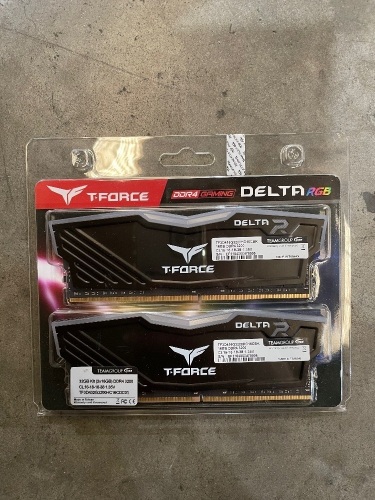 2x Team T-Force Delta RGB Series (2x 16GB) DDR4 3200MHz Memory - 32GB - Retailers Point of Sale Price is $590 for 2 Packs.