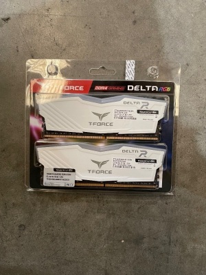 2x Team T-Force Delta RGB Series (2x 8GB) DDR4 3200MHz Memory - 16GB - Retailers Point of Sale Price is $318 for 2 Packs