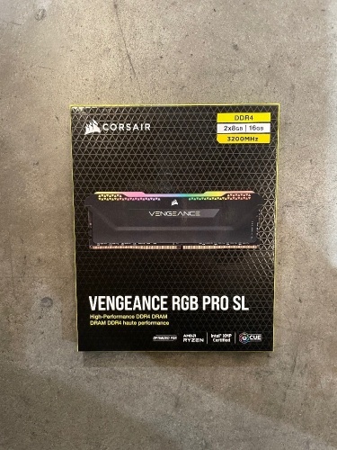 2x CORSAIR VENGEANCE RGB PRO SL (2x8GB per pack) - Retailers Point of Sale Price is $390 for 2 Packs