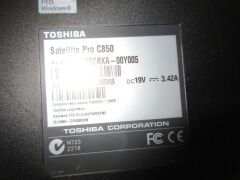 Toshiba Laptop Computer Satellite Pro C850,Core i3, Windows 8 Pro - 5