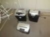 Quantity of 3 Paper Shredders