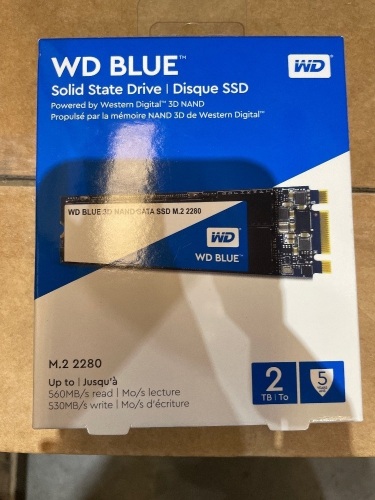 WD SOLID STATE DRIVE DISQUE SSD 2TB