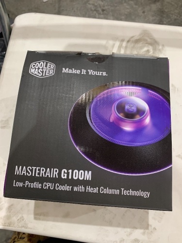 Cooler master - masterair G100M - low profile cpu cooler with heat column technology