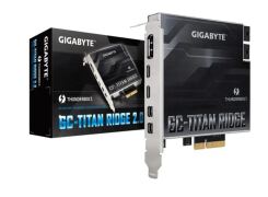 Gigabyte TITAN Ridge Rev2 Dual Thunderbolt 3 Card for Z490 H470 Series 3 Ports USB-C 40 Gb/s DisplayPort 1.2 4K Daisy-chain up to 12 Devices Retailers Pint of Sale Price is $ 129
