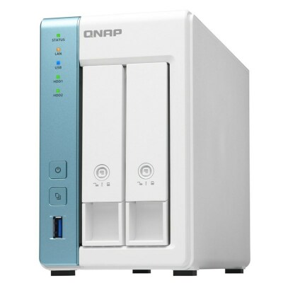 QNAP TS-230 2-Bay Diskless NAS ARM Cortex-A53 Quad-Core 1.4GHz CPU 2GB RAM 2-BAY Retailers Pint of Sale Price is $ 350