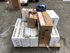 8 x boxes of Three x 5L toilet bowl/ urinal Cleaner, Otto malmo med chair, box of craft paper bag etc, please refer to images - 2
