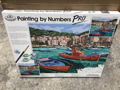 5 x painting by numbers