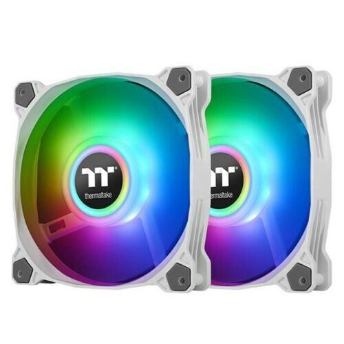 Thermaltake Pure Duo 12 AGBG Sync Radiator Fan. Fx x2, Controller x1, 18 Single LEDs, Max 28 dBA, PWM 500~1500 RPM