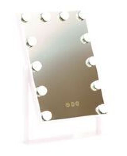 Homedics LED Vanity Mirror - White Gloss LB120WTG