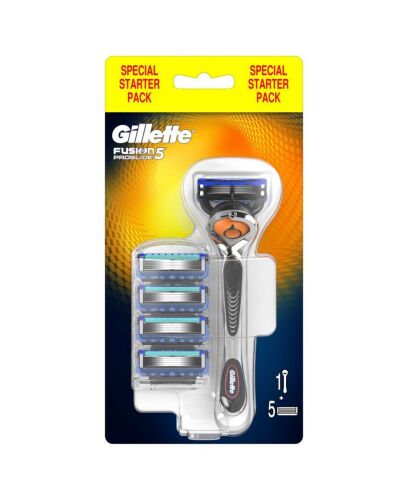 2x Gillette Fusion5 ProGlide Razor with Blades Refill 5 Pack