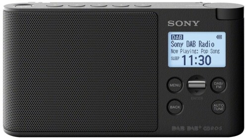 Sony Portable DAB Portable Radio - Black DISYDABBK