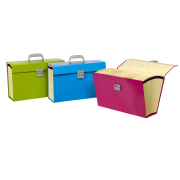 Pallet of Stationery - 20 cartons of MARBIG CARRY FILE ASSORTED SUMMER COLOURS - Units per Carton: 3