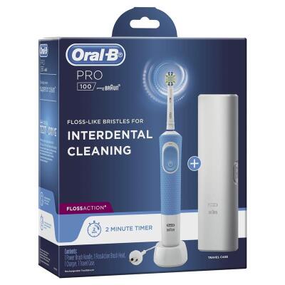 Oral B Power Toothbrush Pro 100 Floss Action