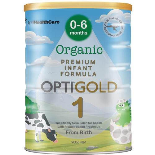 2x Opti Gold Organic Infant Formula 900g