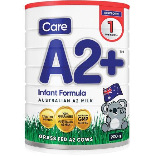 2x Care A2 Plus Stage 1 Infant Formula 900g