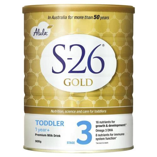3x S26 Gold Alula Toddler 900g