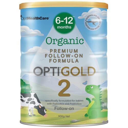 2x Opti Gold Organic Follow on Formula 900g