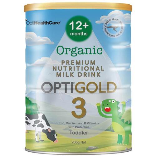 2x Opti Gold Organic Toddler Milk Drink 900g