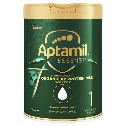 2x Aptamil Essensis Organic A2 Protein Stage 1 Infant Formula 900g