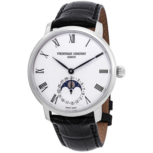 Frederique Constant Slimline Moonphase Automatic Men's Watch FC-705WR4S6