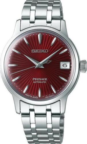 Seiko Presage SRP853J - Cocktail time Red Automatic Ladies Watch with Date