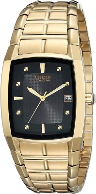 Citizen Eco-Drive BM6552-52E Gold Tone Mens Watch