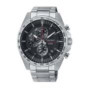 Seiko Mens Chronograph Watch Model SSB319P Stainless Steel Chronograph Silver