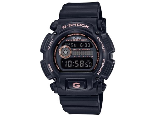 G-Shock Special Color Black/Rose Gold Digital Watch DW9052GBX-1A4