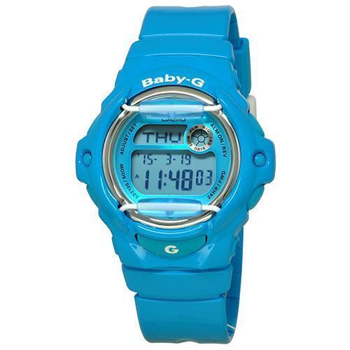 Casio Baby-G Womens Watch BG169R-2B BG-169R-2BDR Digital Blue Baby-G Watch