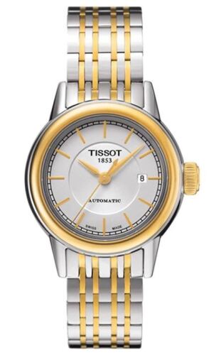 Tissot Women's Carson Stainless Steel White Dial Watch T0852072201100